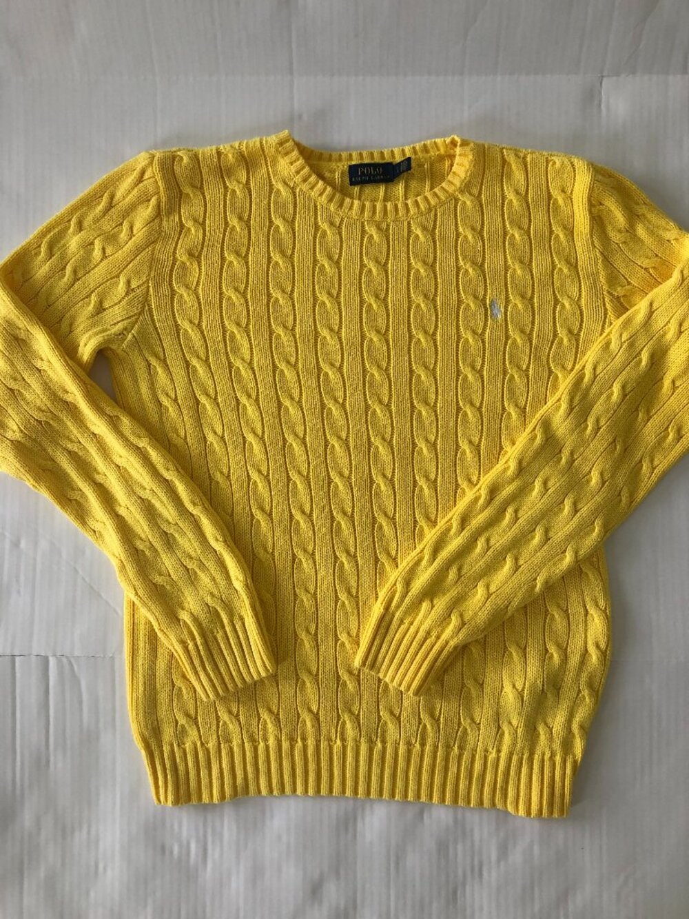Polo Ralph Lauren Women's Cable-Knit Crewneck Sweater Size Large